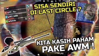 SISA SENDIRI DI LAST CIRCLE ?! KITA KASIH PAHAM LANGSUNG PAKE AWM !! - PUBG MOBILE INDONESIA