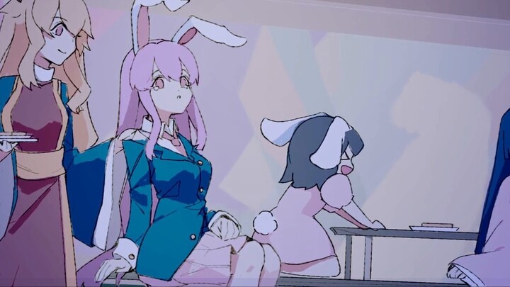 【Touhou Project Handwritten】The Moon Rabbit Spins in the Sky [Towards the Center of Lingxian]