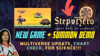 StepHero (Spent $80+ Unplanned For Science! LOL) + New Game "GunfireHero" on Multiverse + Lotsa News