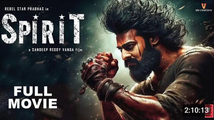 Spirit (2025) prabhas &saif ali Khan new south hindi dubbed movie