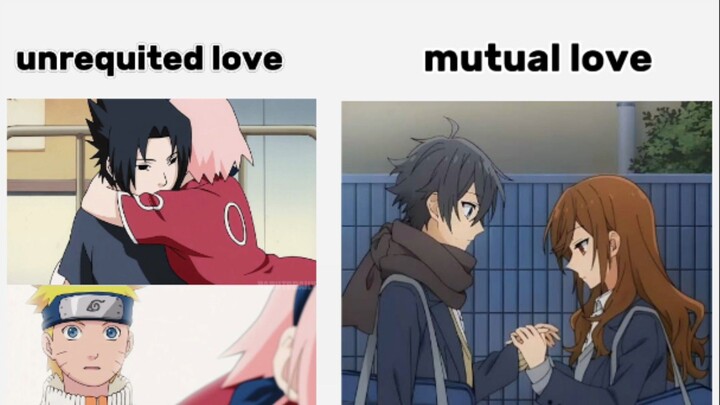 mutual love and unrequited love