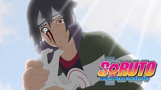 Not in Sharingan !! Soruto Awaken Mangekyou in Jougan Eyes Seeing Heemei Dying - Boruto (2022)