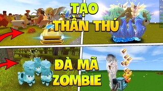 MINI WORLD: LỆNH TẠO THẦN THÚ MỚI , XUẤT HIỆN ĐÀ MÃ ZOMBIE