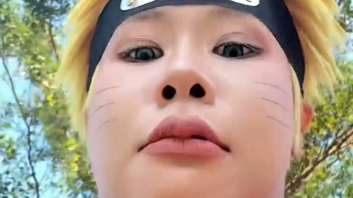 cosplay anime | Naruto kaget ada yang jatuh