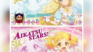 aikatsu stars shiratori hime🦢 and nijino yume🌈