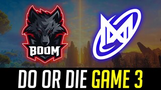 BOOM vs NIGMA -- DO or DIE Game 3 -- GAMERS GALAXY: Invitational Series Dubai 2022 DOTA 2