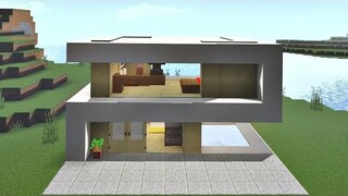 Minecraft | How to build a Modern House in Minecraft | Tutorial | ( you can build ) #7