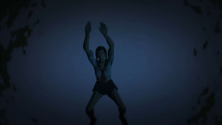some cute girl swimming underwater in los santos
