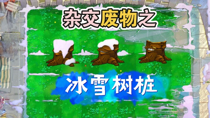 نفايات التهجين: جذع الشجرة الجليدي... لكنها ثلوج، تتطاير إلى عينيك!