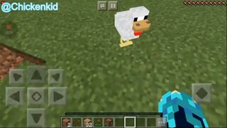CHƠI MINECRAFT VỚI MỘT CỤC MÁU #funnygame