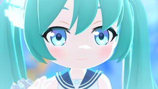 โรงเรียนกำลังจะเริ่มต้น ความโศกเศร้าของฉันทำจากน้ำ QAQ || ไฟล์ Azure MMD☆ba สไตล์ Hatsune Miku