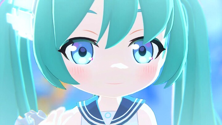 School is about to start, my sadness is made of water QAQ || Azure Files MMD☆ba-style Hatsune Miku