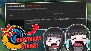 WE GOT COPYRIGHT STRIKE FROM MLBB