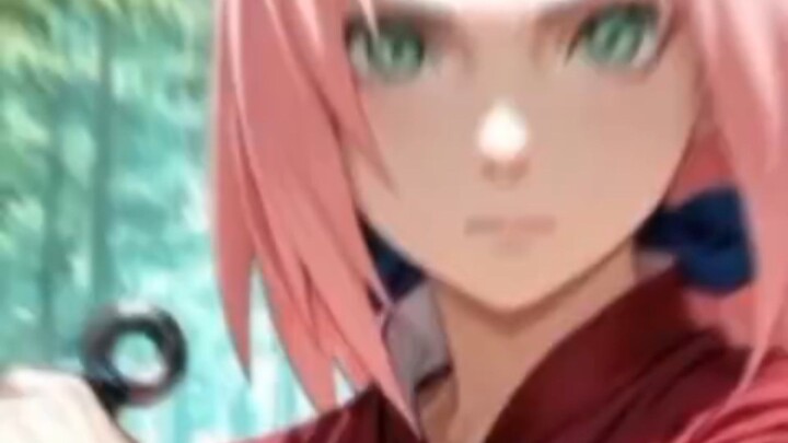 sakura lagi serius