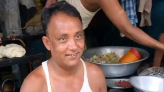 Seorang penjual kecil yang ramah.
