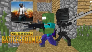 Monster School: Player Unknown Battlegrounds (PUBG) Challenge- Minecraft Animation