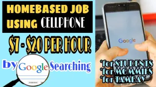 HOW TO EARN $7-$20 USING OUR CELLPHONES | WORK FROM HOME | BY JUST GOOGLE SEARCHING #HOMEBASEDJOB