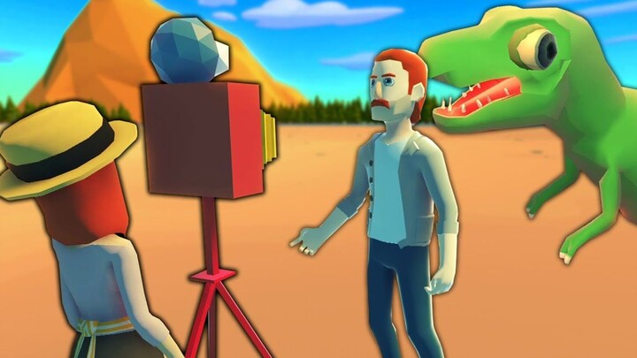 [Let’s Game It Out Raw Footage] I Built a Dinosaur-Rampage-Themed Park in “Dino Park”!