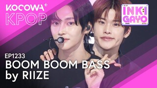 RIIZE - Boom Boom Bass | SBS Inkigayo EP1233 | KOCOWA+