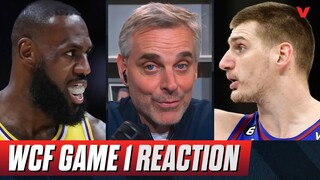 Reaction to Denver Nuggets beating Los Angeles Lakers in WCF Game 1 of NBA Playoffs | Colin Cowherd