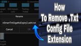 How To Remove .Txt Config File Extension With Es File Explorer