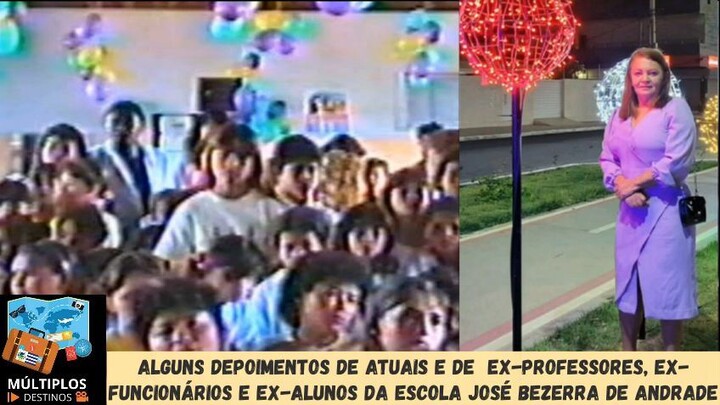 Atuais e  ex-professores, ex-funcionários da Escola José Bezerra de Andrade em Taquaritinga do Norte