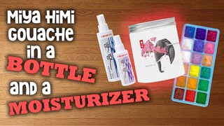 Miya HIMI Gouache 300ml BOTTLE and MOISTURIZER