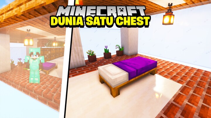 KAMAR DENGAN PEMANDANGAN LANGIT LUAS!! - MINECRAFT DUNIA SATU CHEST - Episode 6