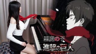 进击的巨人ED7「悪魔の子」完整版 Full Ver. 钢琴演奏 | Ru's Piano【世界如此残酷 但我依然深爱着你】