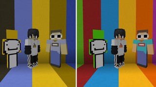 Minecraft, but we're all color blind