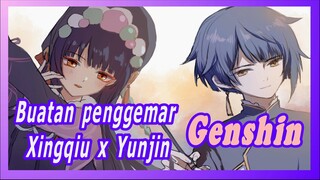 [Genshin  Buatan penggemar]"Menjelajahi Jendela" Xingqiu x Yunjin