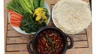 Món Ăn Dân Dã ● Cơm Cháy Kho Qụet |Nắng Đẹp Miền Tây  | NĐMT #09