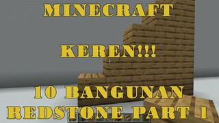 KEREN!!! 10 BANGUNAN REDSTONE PART 1