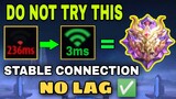 How to FIX LAG IN MOBILE LEGENDS | Faster and Stable Data Connection