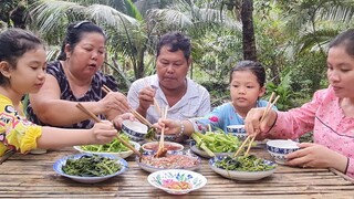 Cá Hộp Sốt Cà Chấm Rau Lang Luộc Ngon Hết Chỗ Chê| TKQ & Family T764