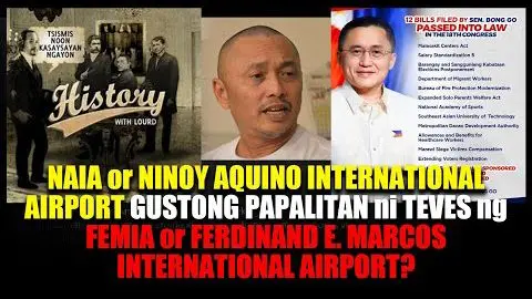NAIA , Gustong Gawing FEMIA or Ferdinand E Marcos International Airport? - Mr. Riyoh Next Chapter â„¢