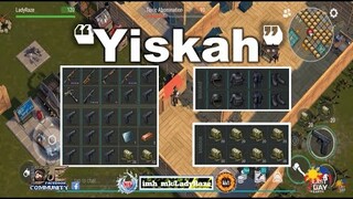 "Yiskah" using small box to block | OPENED ALL BOXES | REVENGE RAID - Last Day On Earth: Survival