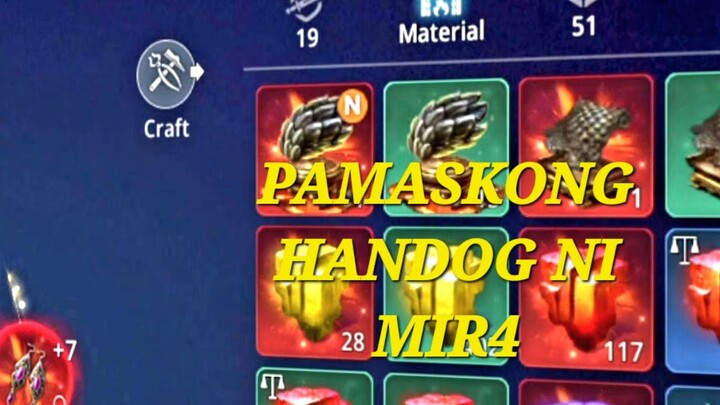 Pamaskong Handog ni Mir4  sa akin sana kayo din | Epic Scale at Epic Leather  | Mir4