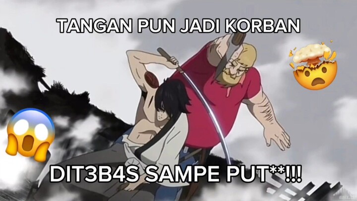 NGERII❗❗ Baku hantam antara samurai lawan tukang kapak berakhir anunya *****😱