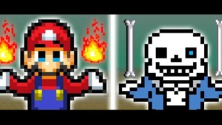 Sans VS 马里奥