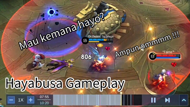 Gameplay Hayabusa, musuh ke base pun auto di kejar !!!