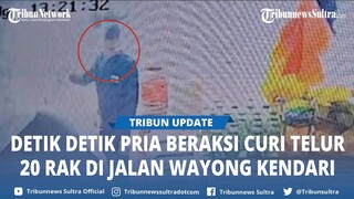 Viral Pria Bermobil Curi Telur 20 Rak di Jalan Wayong Kota Kendari Sulawesi Tenggara Siang Bolong