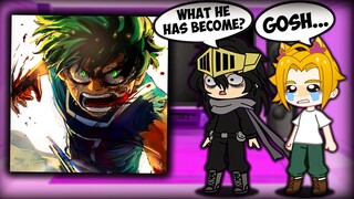 Past Pro heroes react to Izuku Midoriya | Deku | Gacha Club | Part 2