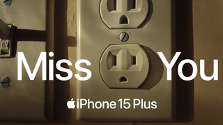 The latest silly ad for the iPhone 15 Plus: I really miss you...