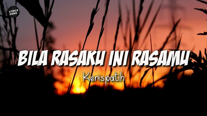 Bila Rasaku Ini Rasamu - Kerispatih | Cover Anisa Alyana [Lyrics] ♪