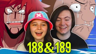 NOLAND & CALGARA SAY GOODBYE 👒 One Piece Ep 188 & 189 REACTION & REVIEW