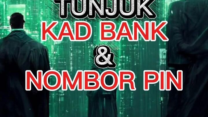 Jangan Tunjuk Kad Bank & Nombor Pin Depan CASHIER.