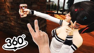 ALUCINANTE💋 NOVIA VIRTUAL HIPER REALISTA te PIDE una FOTO Experiencia ANIME VR 360° 😳