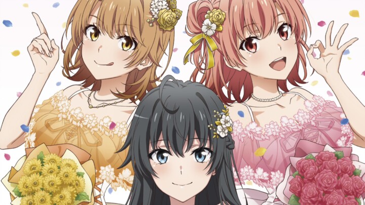 My Teen Romantic Comedy Is Wrong, As I Expected anime 10th anniversary commemorative CD cover