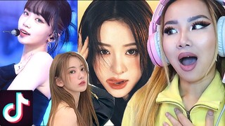 MT FIRST 'LE SSERAFIM' TIKTOK COMPILATION 💙| REACTION/REVIEW